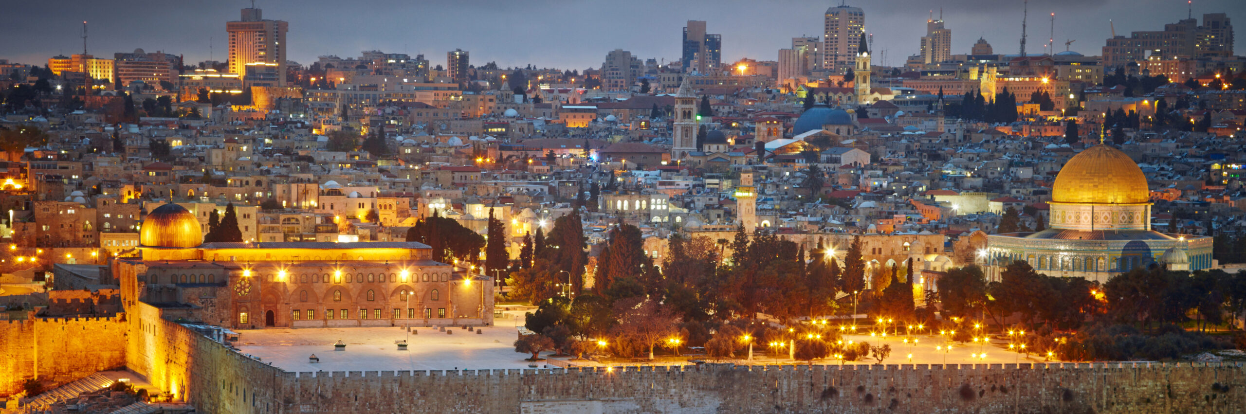 Panorama of Jerusalem old city. Israel